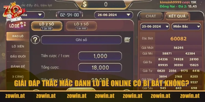 Giải đáp thắc mắc Đánh lô đề online có bị bắt không?