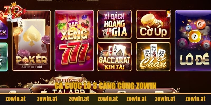 Lô 3 càng trong cổng game Zowin