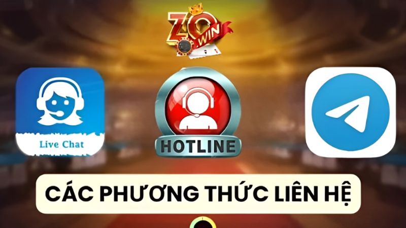 Người chơi có thể sử dụng Facebook để liên hệ với Zowin trực tiếp